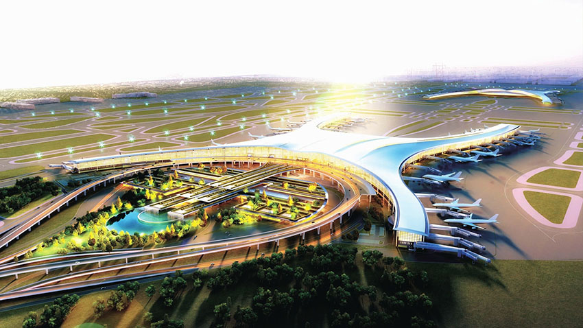 重庆江北国际机场东航站区及第三跑道建设工程项目三通一平工程